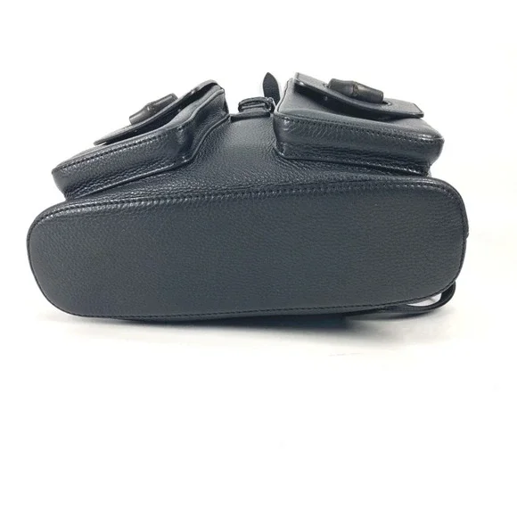 GUCCI Black Bamboo Backpack - Picture 15 of 16